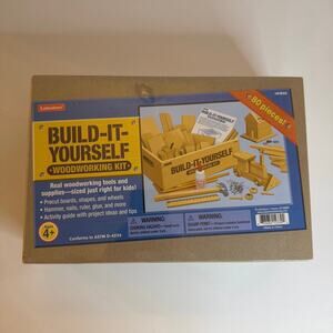 Lakeshore Do It Yourself Woodworking Kit Tools Supplies 80 Pieces New In Box NIB